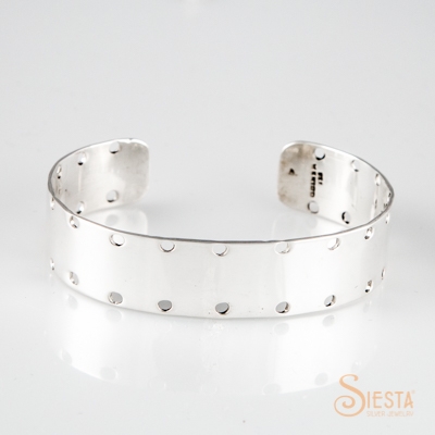 Smooth Modern Cuff in Sterling Silver